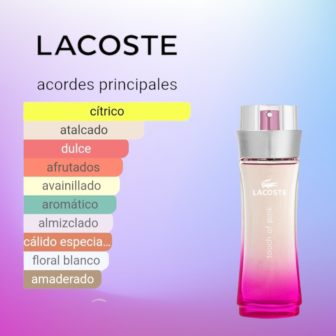 TOUCH OF PINK 90 ML EDT LACOSTE