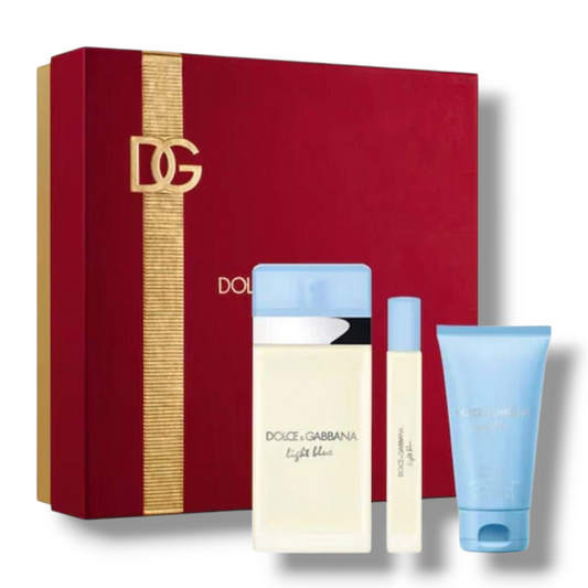 SET LIGHT BLUE 100 ML+10 ML+CREMA DOLCE & GABBANA